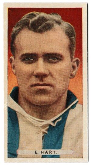 Ardath - 'Famous Footballers' (1934) - Card #9 - E. Hart (Leeds United)