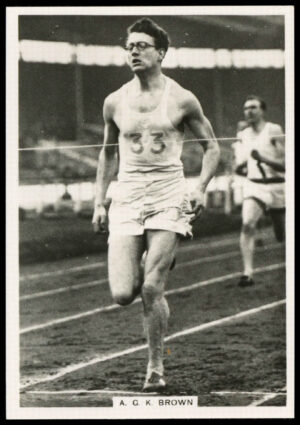 Ardath - 'Photocards Group A - Racehorses & Sports' (1937) - A.G.K. Brown (Athletics)