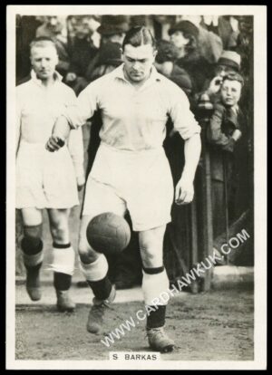 Ardath - 'Photocards Group C - Lancashire Personalities' (1937) - S. Barkas (Man City) Ardath - 'Photocards Group C - Lancashire Personalities' (1937) - S. Barkas (Man City)