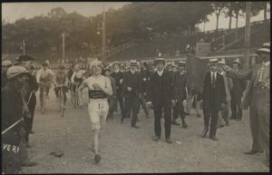 Severi - 'Walking Race Finish Line' (c1910s) - Vintage Athletics Photo