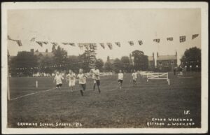 Real Photo - 'Grammar School Sports Race' (1914) - Used Postcard