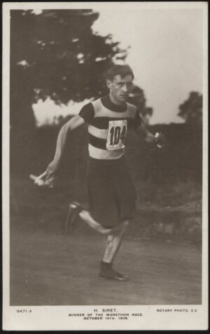 Rotary - 'H Siret Winner of Marathon Race Oct 10th' (1908) - Unused Postcard