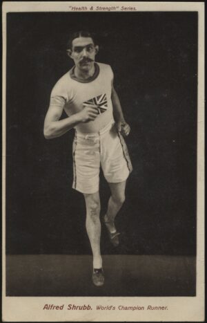 Health & Strength - 'Alfred Shrubb World's Champion Runner' (c1909) - Unused Atheltics Card Health & Strength - 'Alfred Shrubb World's Champion Runner' (c1909) - Unused Atheltics Card