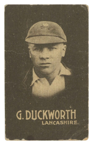 Australian Licorice - 'English Cricketers (1932/33)' (1932) - G. Duckworth (Lancashire)
