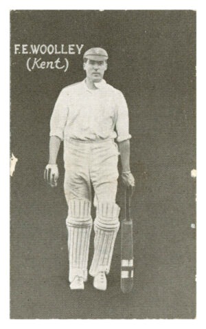 Australian Licorice - 'English Cricketers (Blue Back)' (1928) - F.E. Woolley (Kent)