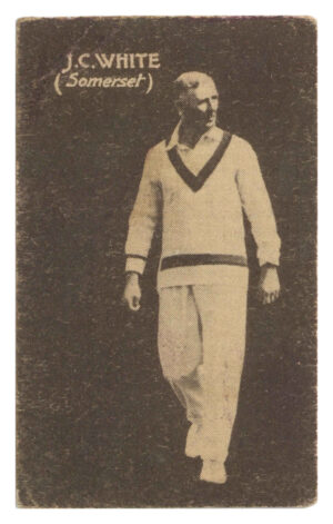 Australian Licorice - 'English Cricketers (1930)' (1930) - J.C. White (Somerset) Australian Licorice - 'English Cricketers (1930)' (1930) - J.C. White (Somerset)