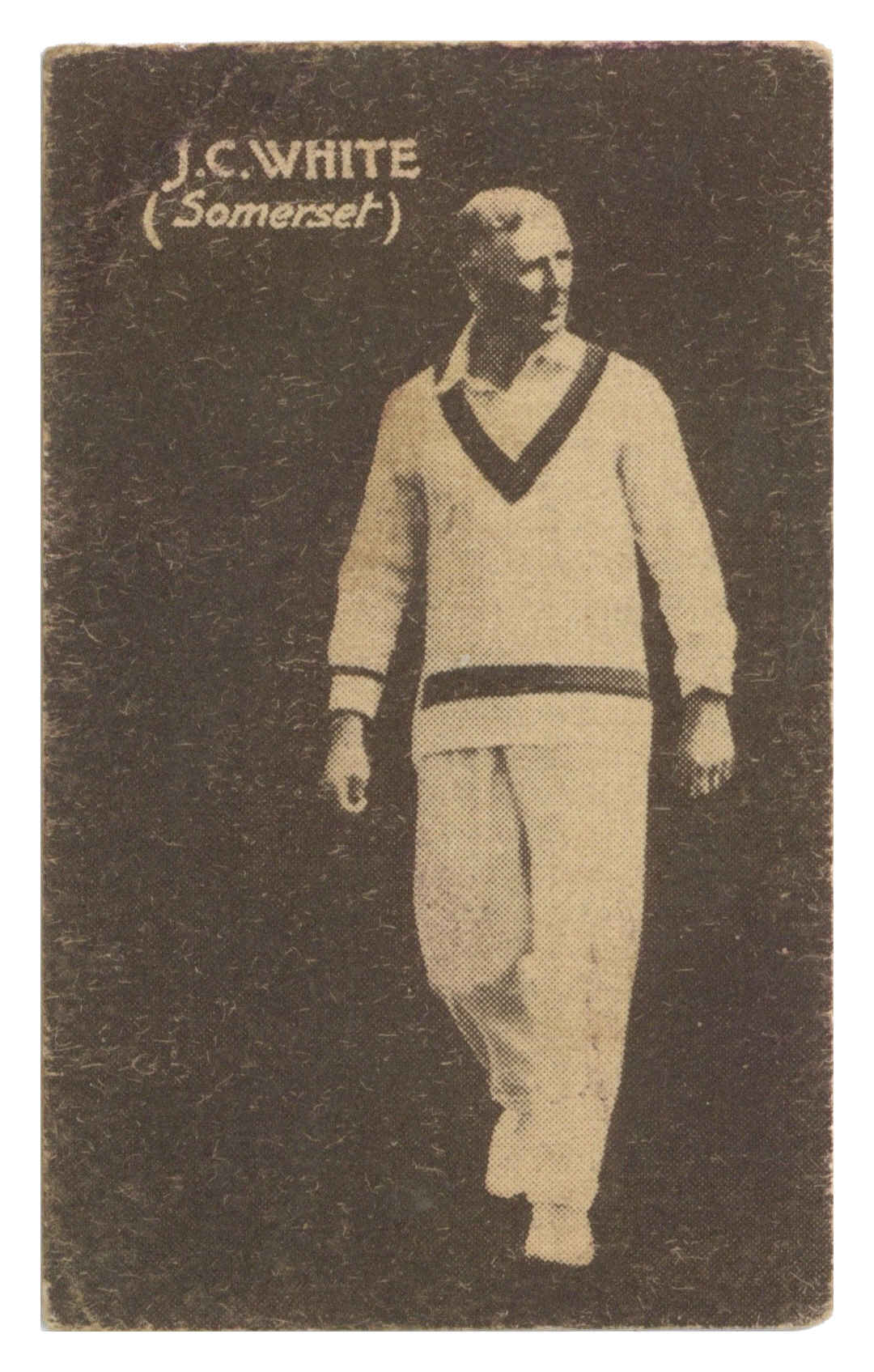 Australian Licorice - 'English Cricketers (1930)' (1930) - J.C. White (Somerset) Australian Licorice - 'English Cricketers (1930)' (1930) - J.C. White (Somerset)