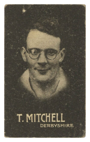 Australian Licorice - 'English Cricketers (1932/33)' (1932) - T.Mitchell (Derbyshire)