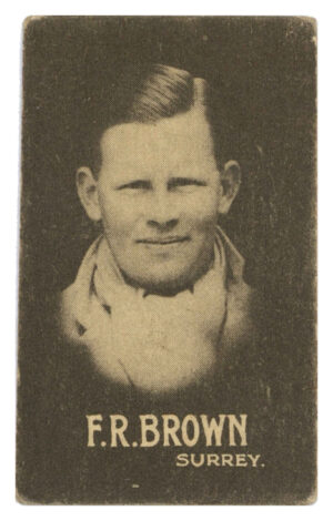 Australian Licorice - 'English Cricketers (1932/33)' (1932) - F.R. Brown (Surrey)