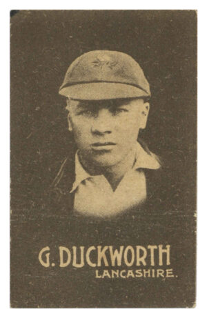 Australian Licorice - 'English Cricketers (1932/33)' (1932) - G. Duckworth (Lancashire)