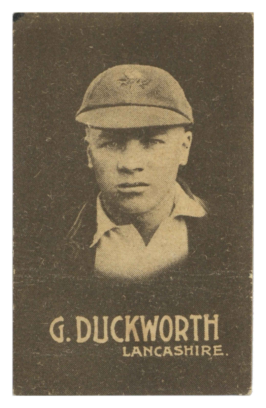 Australian Licorice - 'English Cricketers (1932/33)' (1932) - G. Duckworth (Lancashire) Australian Licorice - 'English Cricketers (1932/33)' (1932) - G. Duckworth (Lancashire)