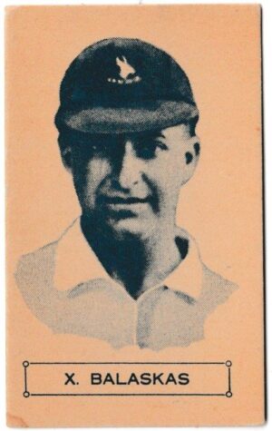 Australian Licorice - 'South African Cricketers' (1931) - X. Balaskas