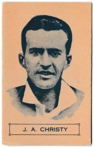 Australian Licorice - 'South African Cricketers' (1931) - J.A. Christy