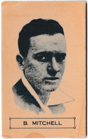 Australian Licorice - 'South African Cricketers' (1931) - B. Mitchell