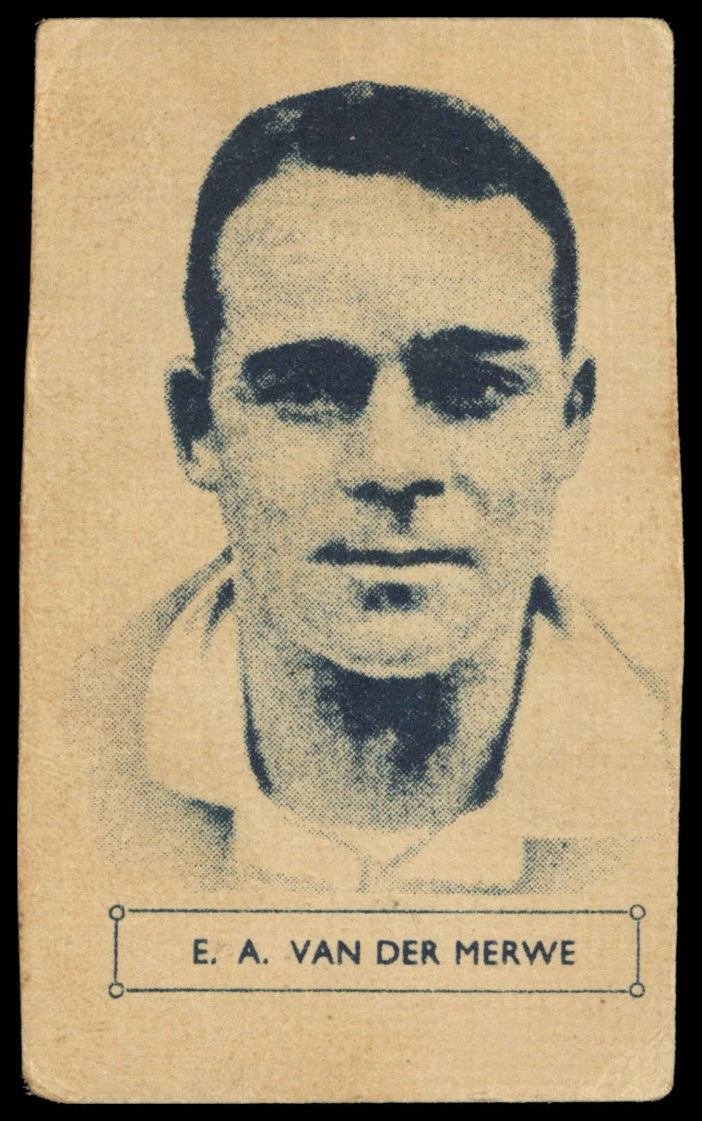 Australian Licorice - 'South African Cricketers' (1931) - #11 - E.A. Van Der Merwe Australian Licorice - 'South African Cricketers' (1931) - #11 - E.A. Van Der Merwe