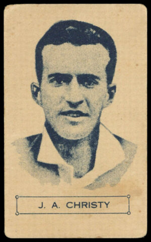 Australian Licorice - 'South African Cricketers' (1931) - #4 - J.A. Christy