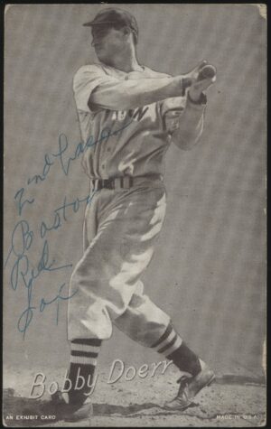 HOF - 'Bobby Doerr' (1947-66) - Baseball Exhibit Card HOF - 'Bobby Doerr' (1947-66) - Baseball Exhibit Card