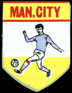 BAB Northern Trancessories - 'Football Clubs (Type 1)' (1970) - Man City (No Outline)