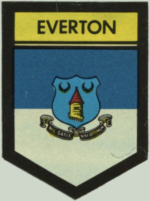 BAB Northern Trancessories - 'Football Club Shields (Yellow)' (1970) - Everton (Dull Background)