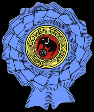 BAB Northern Trancessories - 'Fotball Club Rosettes (Type I)' (1974) - Coventry City BAB Northern Trancessories - 'Fotball Club Rosettes (Type I)' (1974) - Coventry City