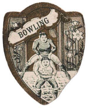 Baines (J) - 'Football Shields' (c1940) - Bowling (Now We Shant Be Long)