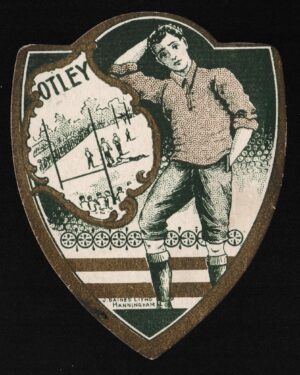 Baines - 'Cricket & Football Cards' (c1901) - Otley (player with hand on head - Shield)