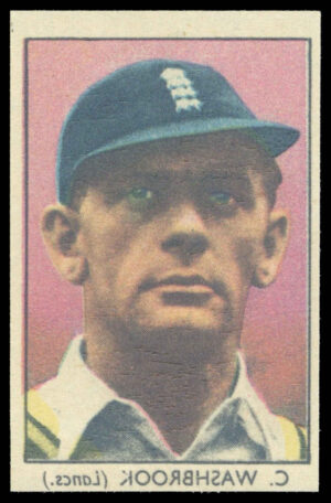 Barratt/Napro - 'Famous Cricketers Transfers' (1949) - #2 - C. Washbrook (Lancashire)