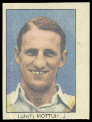 Barratt/Napro - 'Famous Cricketers Transfers' (1949) - #4 - L. Hutton (Yorkshire)