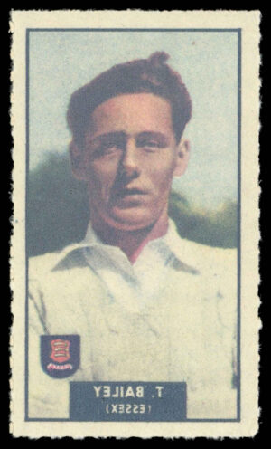 Barratt/WHC - 'Famous Cricketers Transfers' (1949) - #2 - T. Bailey (Essex)
