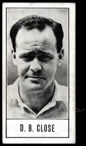 Barratt & Co - 'Test Cricketers by E.W. Swanston' (1956) - D.B. Close (Yorkshire)