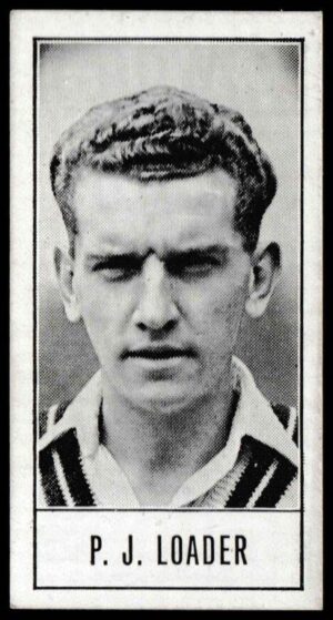 Barratt & Co - 'Test Cricketers by E.W. Swanston' (1956) - P.J. Loader (Surrey)