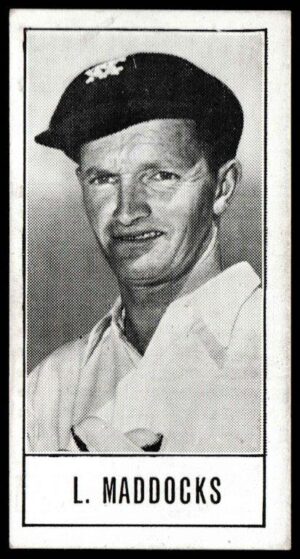 Barratt & Co - 'Test Cricketers by E.W. Swanston' (1956) - L. Maddocks (Victoria)