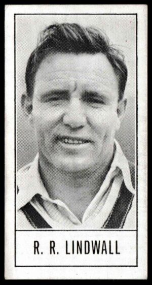 Barratt & Co - 'Test Cricketers by E.W. Swanston' (1956) - R.R. Lindwall (Queensland)