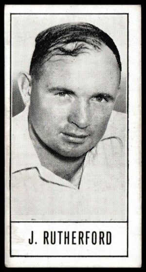 Barratt & Co - 'Test Cricketers by E.W. Swanston' (1956) - J. Rutherford (Western Australia)