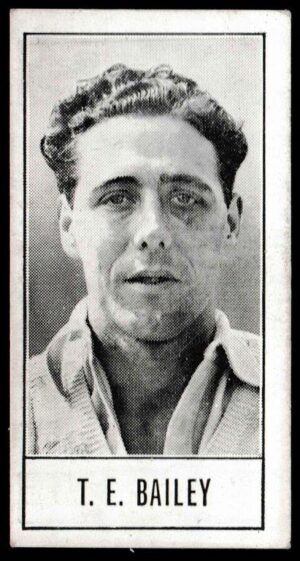 Barratt & Co - 'Test Cricketers by E.W. Swanston' (1956) - T.E. Bailey (Essex)