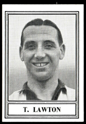 Barratt & Co - 'Famous Footballers 1952-53 - Card #3 - T. Lawton (Brentford)