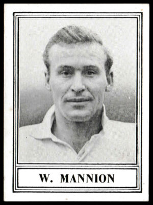 Barratt & Co - 'Famous Footballers 1952-53 - Card #31 - W. Mannion (Middlesbrough) Barratt & Co - 'Famous Footballers 1952-53 - Card #31 - W. Mannion (Middlesbrough)