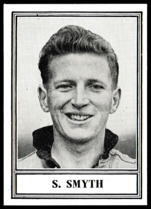 Barratt & Co - 'Famous Footballers 1952-53 - Card #34 - S. Smyth (Stoke City) Barratt & Co - 'Famous Footballers 1952-53 - Card #34 - S. Smyth (Stoke City)