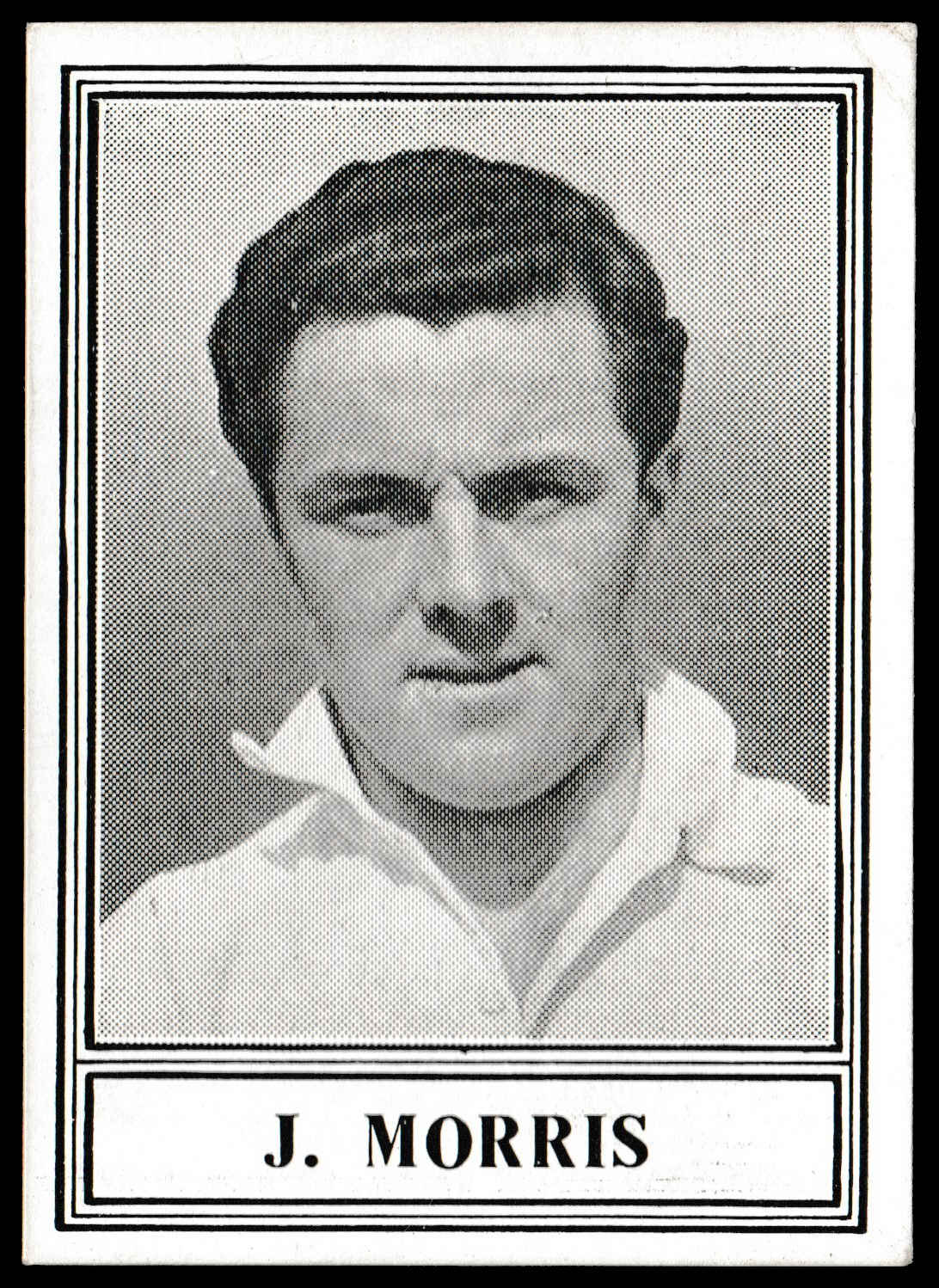 Barratt & Co - 'Famous Footballers 1952-53 - Card #39 - J. Morris (Derby County) Barratt & Co - 'Famous Footballers 1952-53 - Card #39 - J. Morris (Derby County)