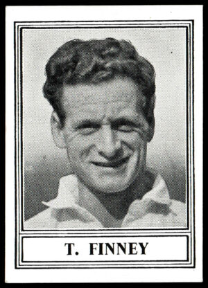 Barratt & Co - 'Famous Footballers 1952-53 - Card #9 - T. Finney (Preston N.E.)