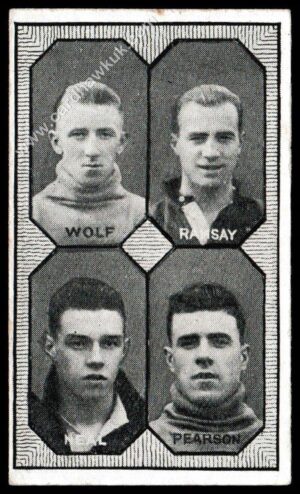 Barratt - 'Football Teams 1st Division' (c1930) - Blackpool - Wolf/Ramsay/Neal/Pearson