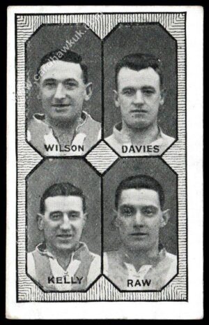 Barratt - 'Football Teams 1st Division' (c1930) - Huddersfield Town - Wilson/Davies/Kelly/Raw