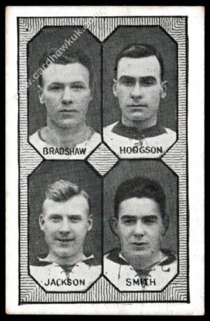 Barratt - 'Football Teams 1st Division' (c1930) - Liverpool - Bradshaw/Hodgson/Jackson/Smith