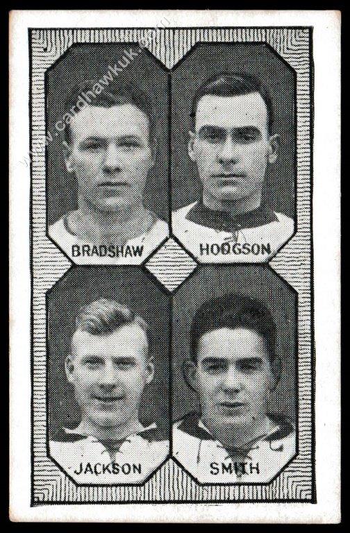 Barratt - 'Football Teams 1st Division' (c1930) - Liverpool - Bradshaw/Hodgson/Jackson/Smith Barratt - 'Football Teams 1st Division' (c1930) - Liverpool - Bradshaw/Hodgson/Jackson/Smith