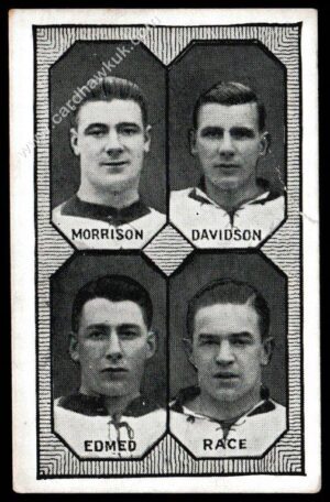 Barratt - 'Football Teams 1st Division' (c1930) - Liverpool - Morrison/Davidson/Edmed/Race