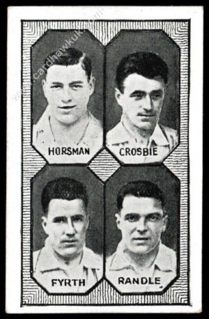 Barratt - 'Football Teams 1st Division' (c1930) - Birmingham - Horsman/Crosbie/Fyrth/Randle