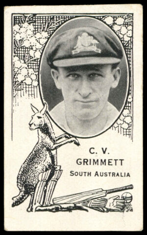 Barratt - 'Australian Test Players' (1930) - C.V. Grimmett (South Australia)