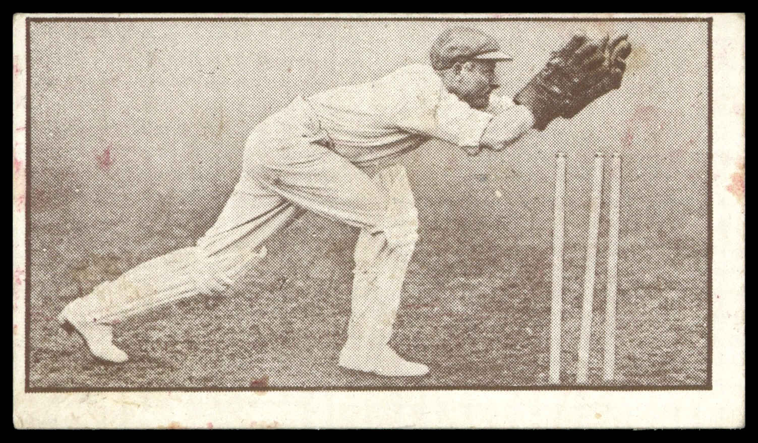 Barratt - 'Australian Cricketers Action Series' (1926) - #6 - W.A. Oldfield (New South Wales) Barratt - 'Australian Cricketers Action Series' (1926) - #6 - W.A. Oldfield (New South Wales)