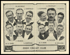 Barratt - 'Cricket Team Folders' (1933) - Essex County C.C.