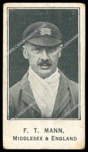 Barratt - 'Cricketers Footballers & Teams' (1925) - F.T. Mann (Middlesex & England)
